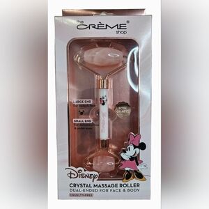 NIB The Creme Shop Minnie Mouse Crystal Dual-Ended Massage Roller Pink